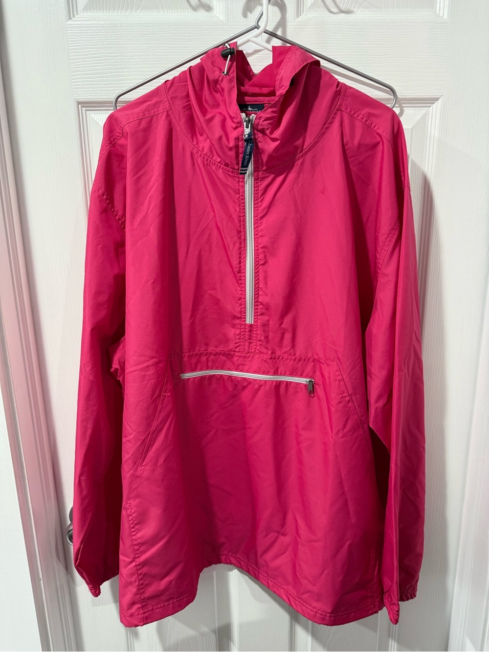 Charles River Apparel Hot Pink Pullover Windbreaker Anorak